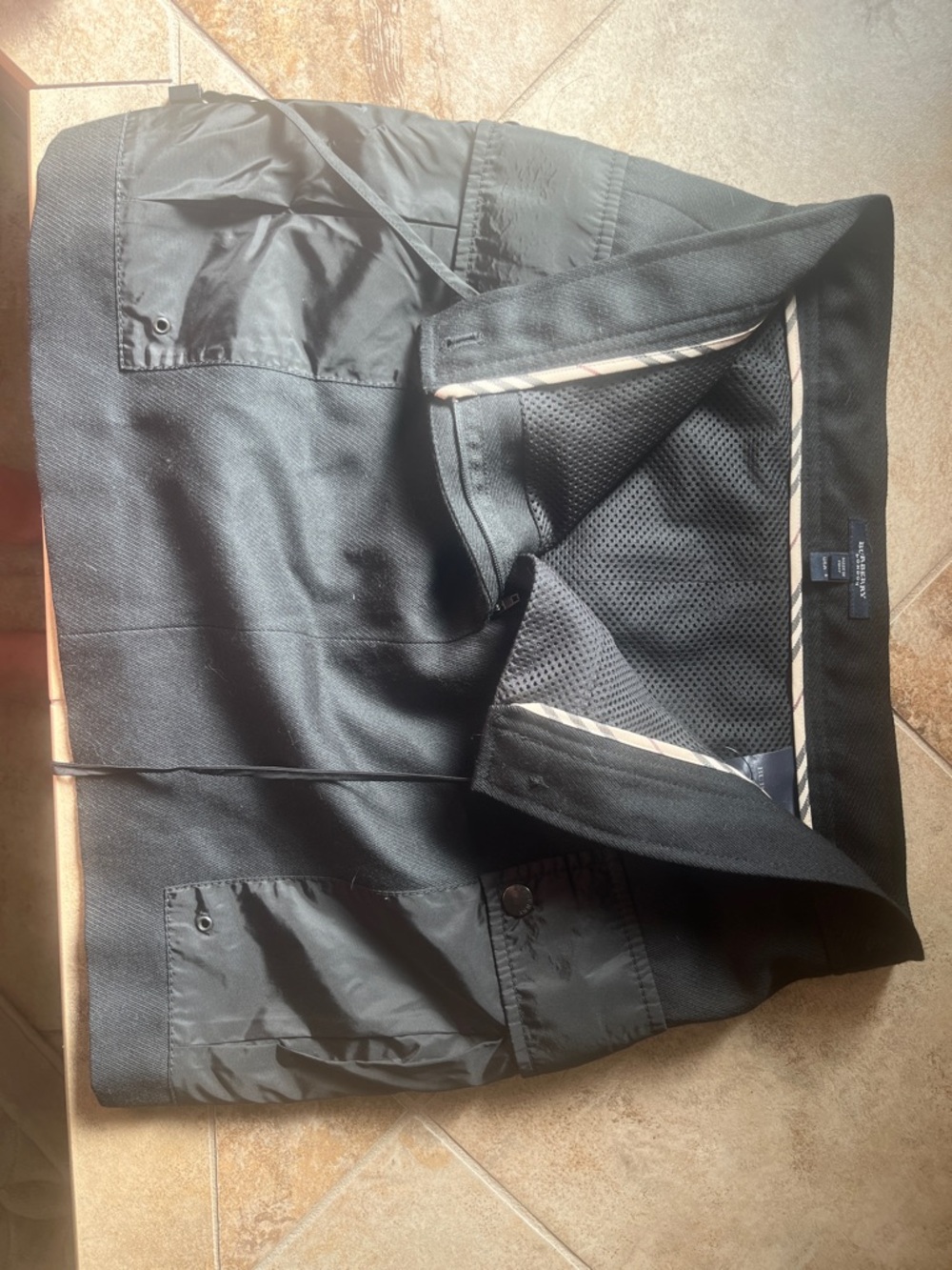 Burberry Black Mini Skirt